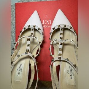 Valentino studded heel sandals